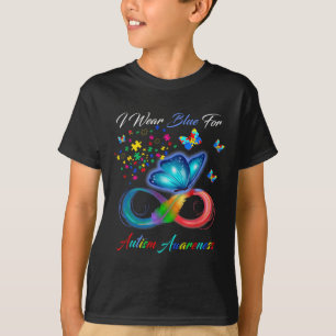 Ik Draag Blauw voor autisme - Autisme Awarenes T-shirt