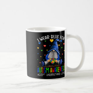Ik Draag blauw voor autisme-bewustzijn Koffiemok