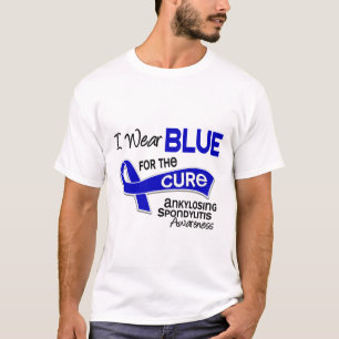 Ik Draag blauw voor de kuur 42 spondylitis ankylop T-shirt