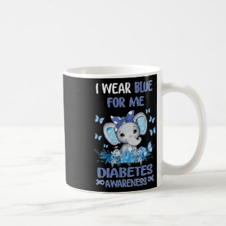 Ik Draag blauw voor me Diabetes Koffiemok