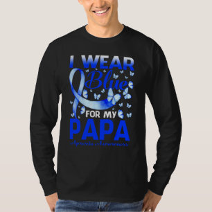 Ik Draag blauw voor mijn apa Apraxia Awareness But T-shirt