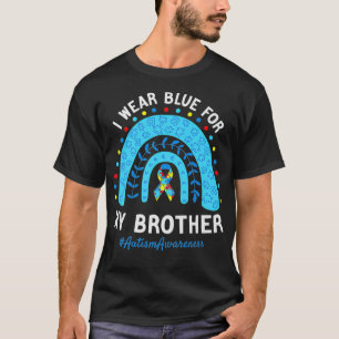 Ik Draag blauw voor mijn Broer Autism Awareness Ra T-shirt
