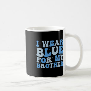 Ik Draag blauw voor mijn broer Autism Awareness Si Koffiemok