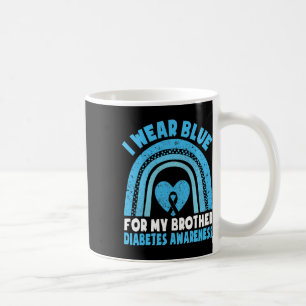 Ik Draag blauw voor mijn Broer Diabetes Awareness  Koffiemok