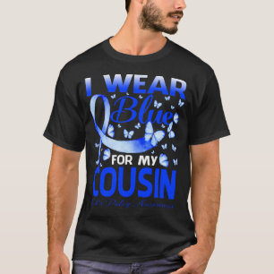 Ik draag blauw voor mijn COUSIN Erb's verlamming b T-shirt