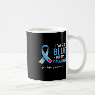 Ik Draag blauw voor mijn dochter Diabetes Koffiemok