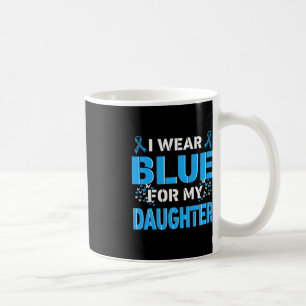 Ik Draag blauw voor mijn dochter Diabetes Koffiemok