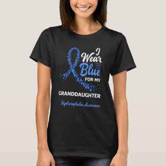 Ik Draag blauw voor mijn dochter Hydrocephalus Awa T-shirt
