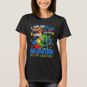 Ik Draag Blauw voor mijn grote broeder Autisme Awa T-shirt