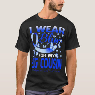 Ik Draag blauw voor mijn grote COUSIN juveniele ar T-shirt