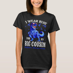 Ik Draag blauw voor mijn grote neef Autism Awarene T-shirt