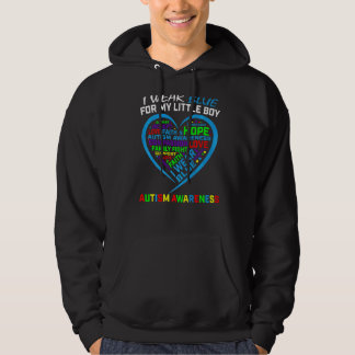 Ik Draag Blauw voor mijn kleine jongen Hoodie