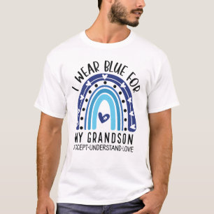 Ik draag blauw voor mijn kleinkind, Autisme bewust T-shirt