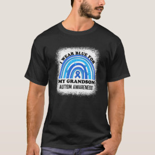 Ik Draag Blauw voor mijn kleinzoon Autism Awarenes T-shirt