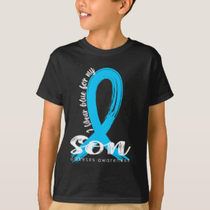 Ik Draag blauw voor mijn kleuterdiabetes. T-shirt