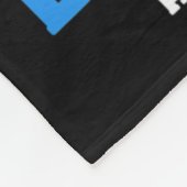 Ik Draag blauw voor mijn mama Diabetes Fleece Deken (Hoek)