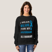 IK DRAAG BLAUW VOOR MIJN MAN ALS BEWUSTZIJN TRUI (Voorkant volledig)