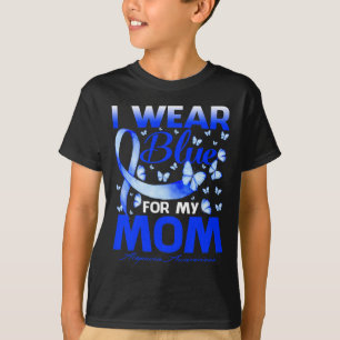 Ik Draag blauw voor mijn moeder Alopecia Awareness T-shirt
