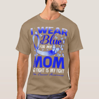 Ik Draag blauw voor mijn moeder Colon Cancer Aware T-shirt
