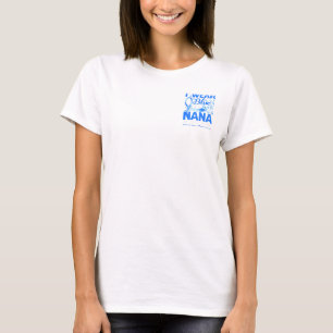 Ik Draag Blauw voor mijn Nana Diabetes Bewustheid T-shirt