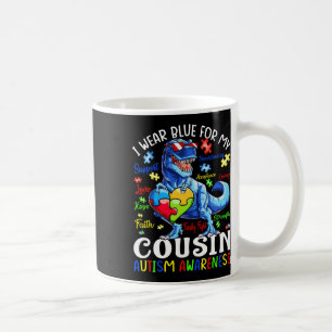 Ik Draag blauw voor mijn neef Autism Awareness Din Koffiemok