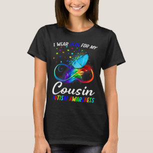 Ik Draag blauw voor mijn neef Autism Awareness Inf T-shirt