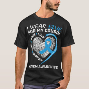 Ik draag blauw voor mijn neef omdat mijn nicht dik t-shirt