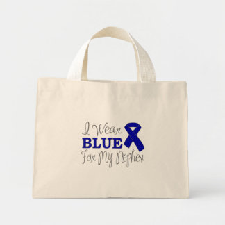 Ik Draag blauw voor mijn Nephew (blauw bewustmakin Mini Tote Bag