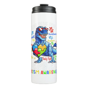 Ik Draag blauw voor mijn Nephewautisme Thermosbeker