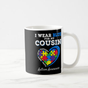 Ik Draag blauw voor mijn nicht Autism Awareness Da Koffiemok