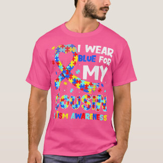 Ik Draag blauw voor mijn nicht Autism Awareness Da T-shirt