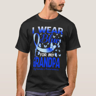 Ik Draag blauw voor mijn opa Apraxia Awareness But T-shirt