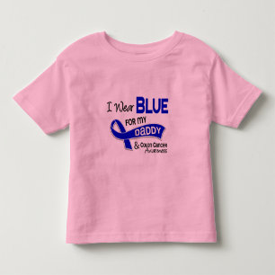 Ik Draag blauw voor mijn papa 42 Colon Cancer Kinder Shirts
