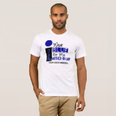 Ik Draag blauw voor mijn schoonmoeder 9-KANKER T-shirt (Voorkant volledig)