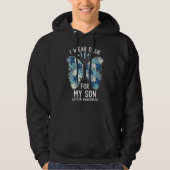 Ik Draag blauw voor mijn zoon Autism. Bewustmaking Hoodie (Voorkant)