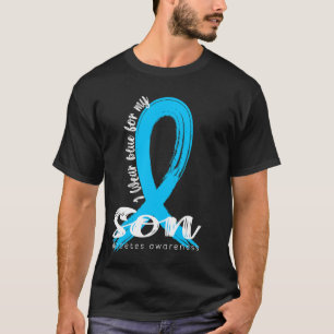 Ik Draag Blauw Voor Mijn Zoon Diabetes Bewustzijn T-shirt