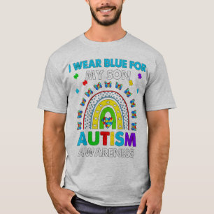 Ik Draag Blauw voor mijn zoontje Autism Awareness T-shirt