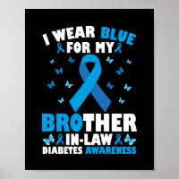 Ik Draag blauw voor mijn zwager type 1 diabetes