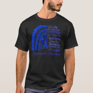 Ik Draag blauw voor Syringomyelia sensibilisatiewa T-shirt