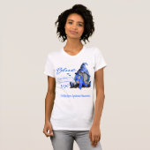Ik Draag Blauwe Guillain Barre Syndrome Awareness T-shirt (Voorkant volledig)
