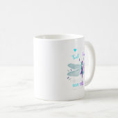 Ik Draag Blauwgroen &amp; Paarse Suicide Preventio Koffiemok (Voorkant rechts)