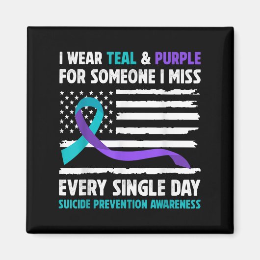 Ik Draag Blauwgroen &amp; Paarse voor iemand die i Magneet (Voorkant)