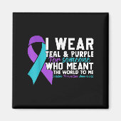 Ik Draag Blauwgroen &amp; Paarse voor iemand die i Magneet (Voorkant)