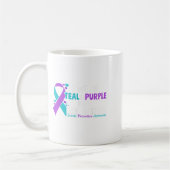 Ik Draag Blauwgroen &amp; Paarse voor mijn zus Sui Koffiemok (Links)