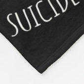 Ik Draag Blauwgroen en Paars voor iemand die ik mi Fleece Deken (Hoek)