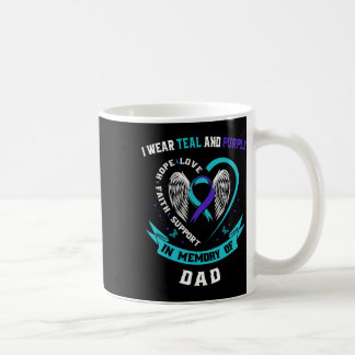 Ik Draag Blauwgroen en Paars voor mijn vader... su Koffiemok