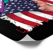 Ik Draag Blauwgroen en Paars voor mijn zuster Suic Poster (Hoek)