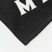 Ik Draag Blauwgroen en Paarse Baby zelfmoordbewust Fleece Deken (Hoek)