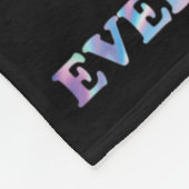 Ik Draag Blauwgroen en Paarse hart zelfmoordpreven Fleece Deken (Hoek)