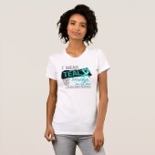 Ik Draag Blauwgroen Ribbon Moeder-in-Law Ovarian C T-shirt (Voorkant volledig)
